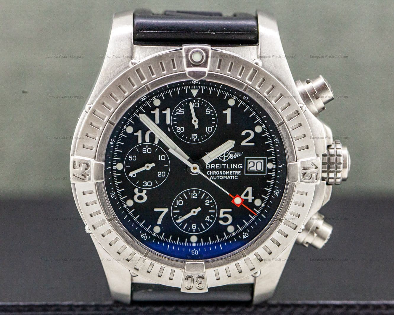 Breitling Aeromarine Chronograph Avenger Black Dial / Titanium