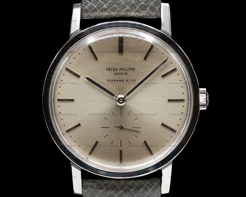 Patek Philippe 3466 Steel Calatrava TIFFANY & CO. RARE