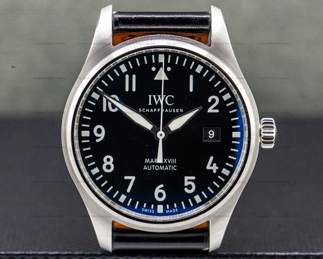 IWC Mark XVIII Black Dial SS 