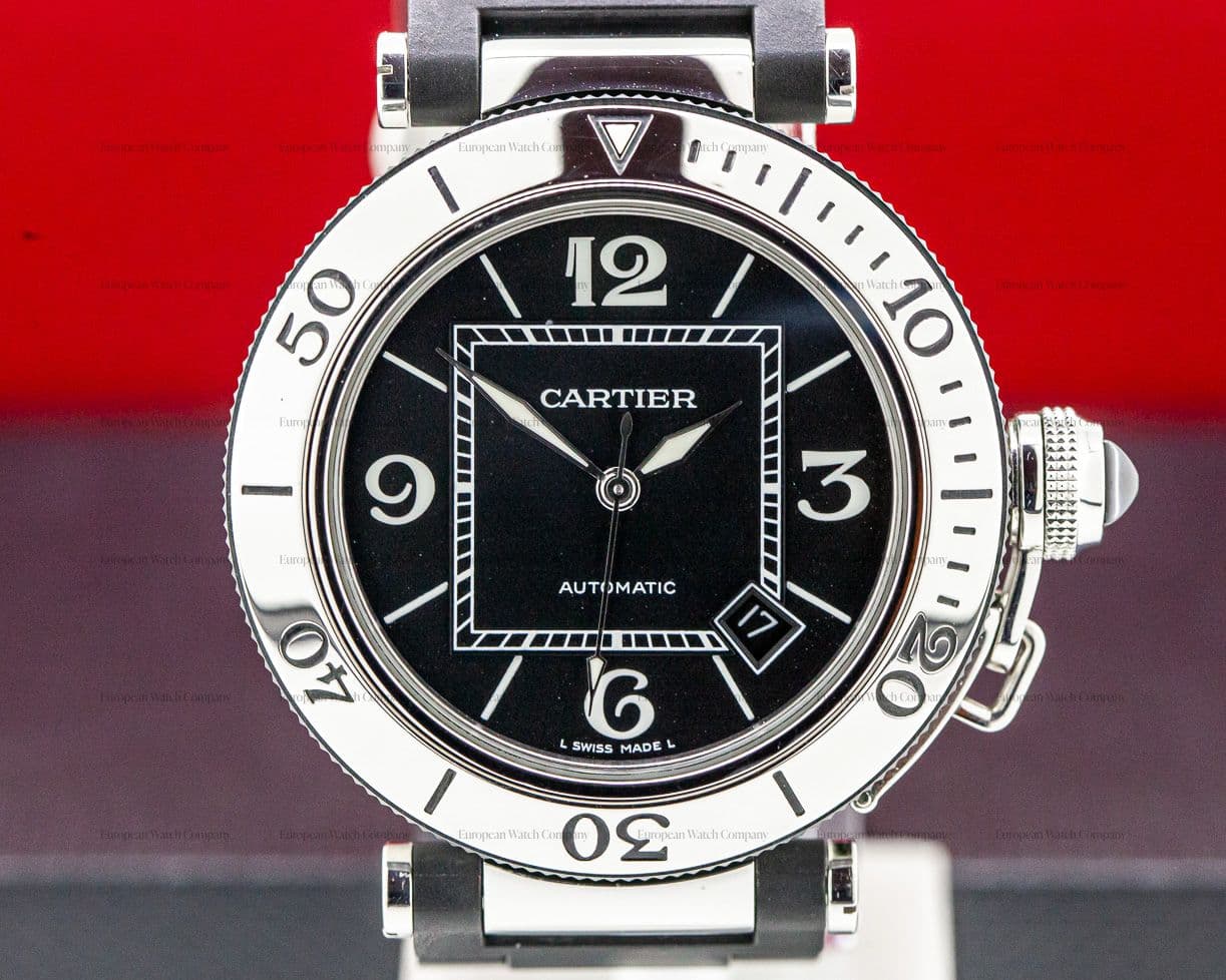Cartier Pasha Seatimer Rubber / SS 