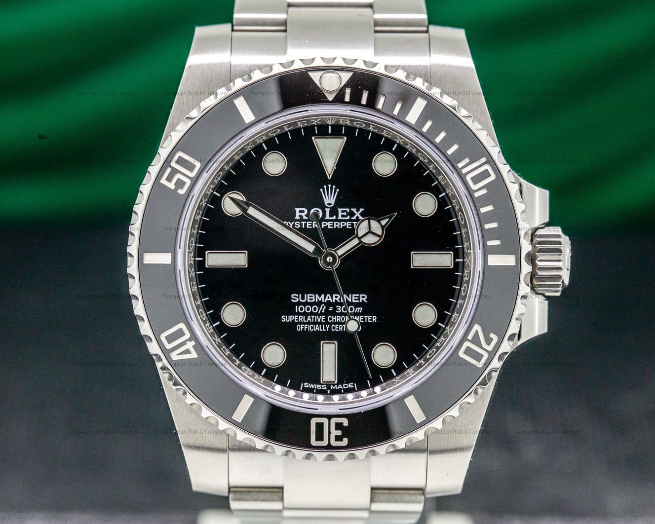 Rolex Submariner No Date Ceramic Bezel SS UNWORN