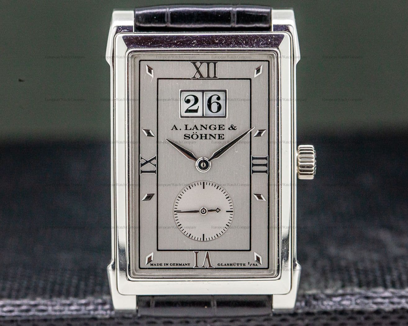 A. Lange and Sohne Cabaret Platinum Silver Dial