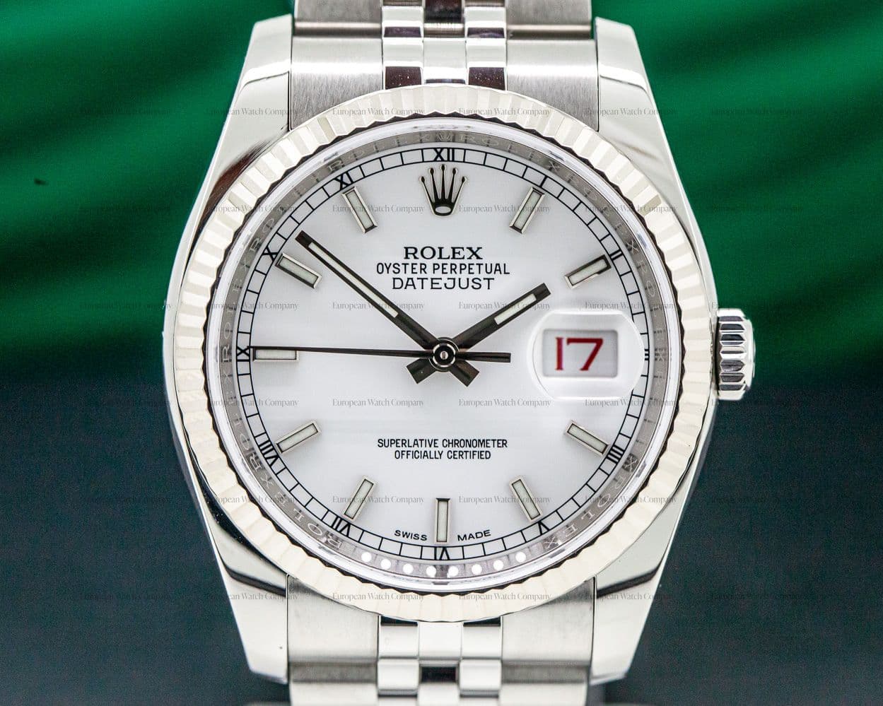 Rolex Datejust SS Jubileee / White Dial 