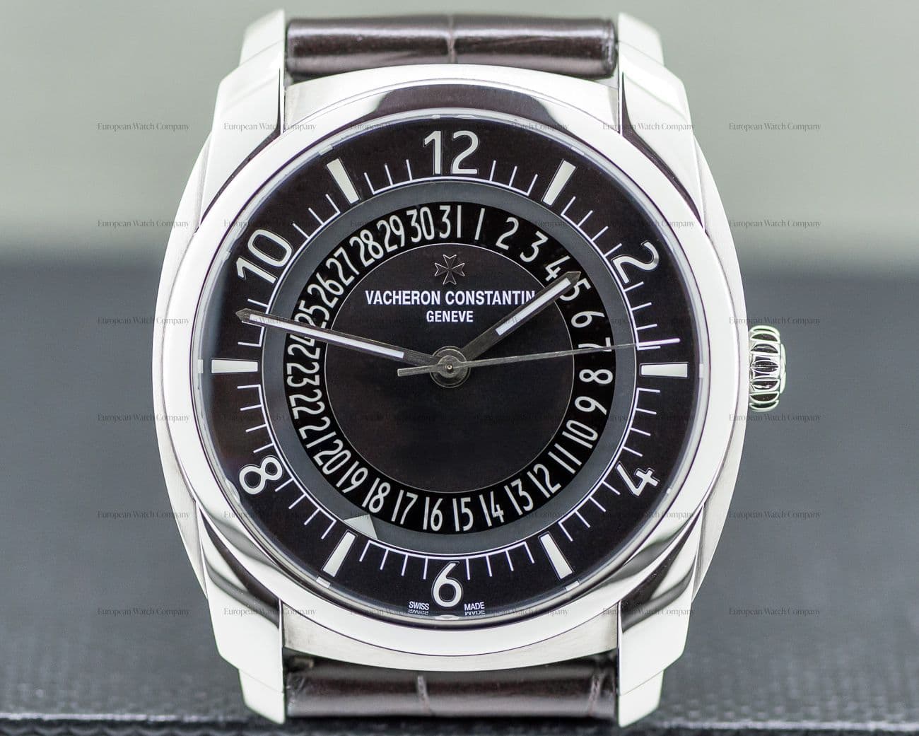 Vacheron Constantin Quai de L'ile Automatic SS Black Dial 