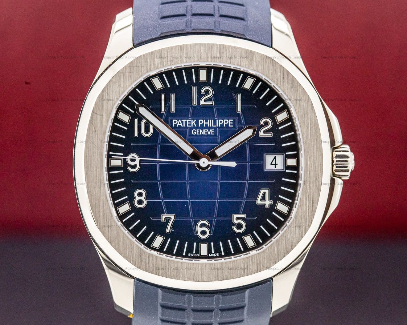 Patek Philippe Aquanaut 18K White Gold / Blue Dial 