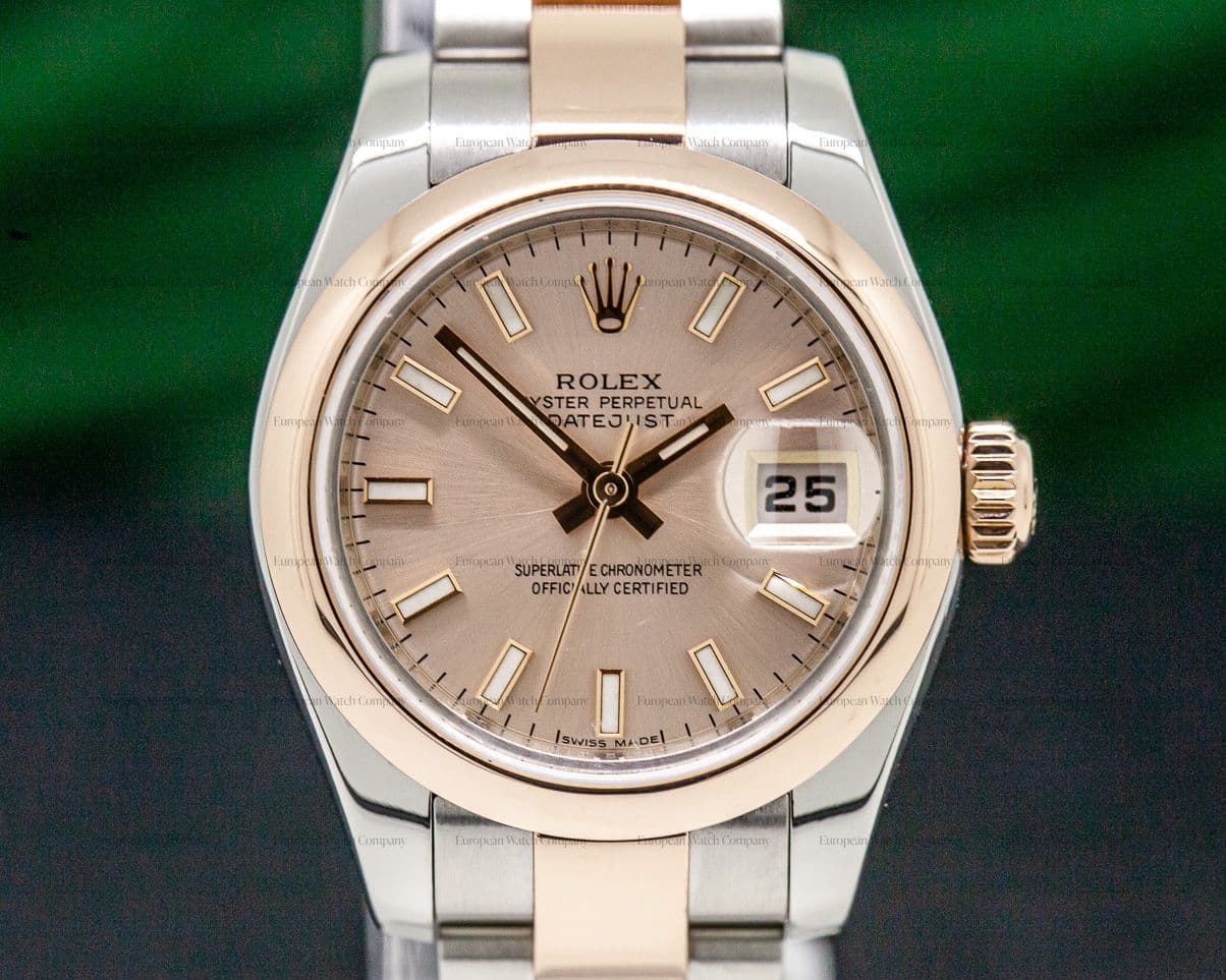 Rolex Lady Datejust 18K Rose / SS Oyster Pink Dial