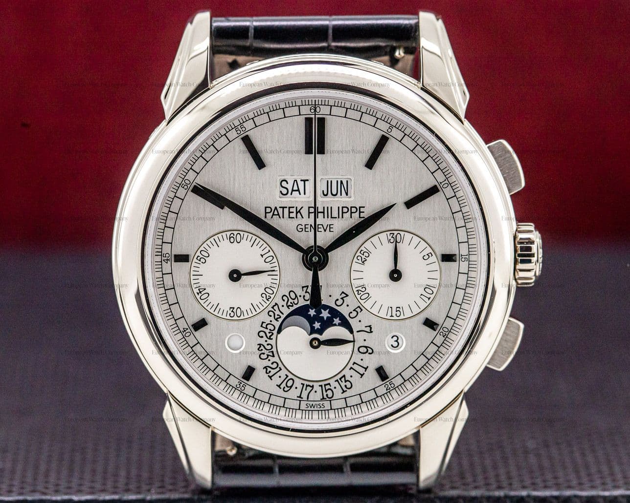 Patek Philippe Perpetual Calendar Chronograph 18K White Gold 