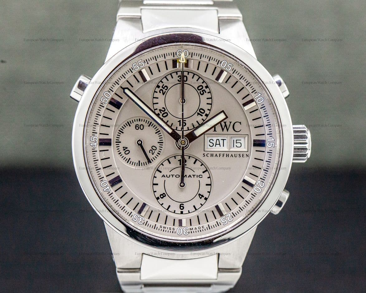 IWC GST Split Second Chronograph Silver Dial