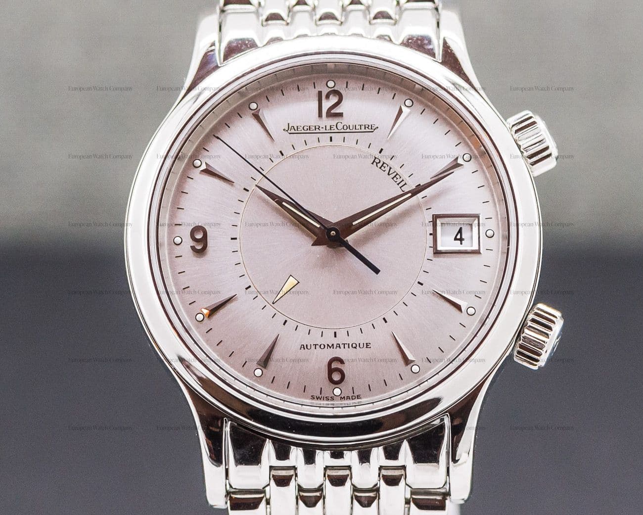 Jaeger LeCoultre Master Reveil Silver Dial SS / SS 