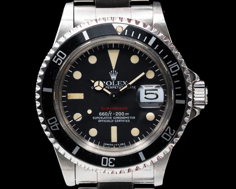 Rolex Vintage RED Submariner MK VI Circa 1973