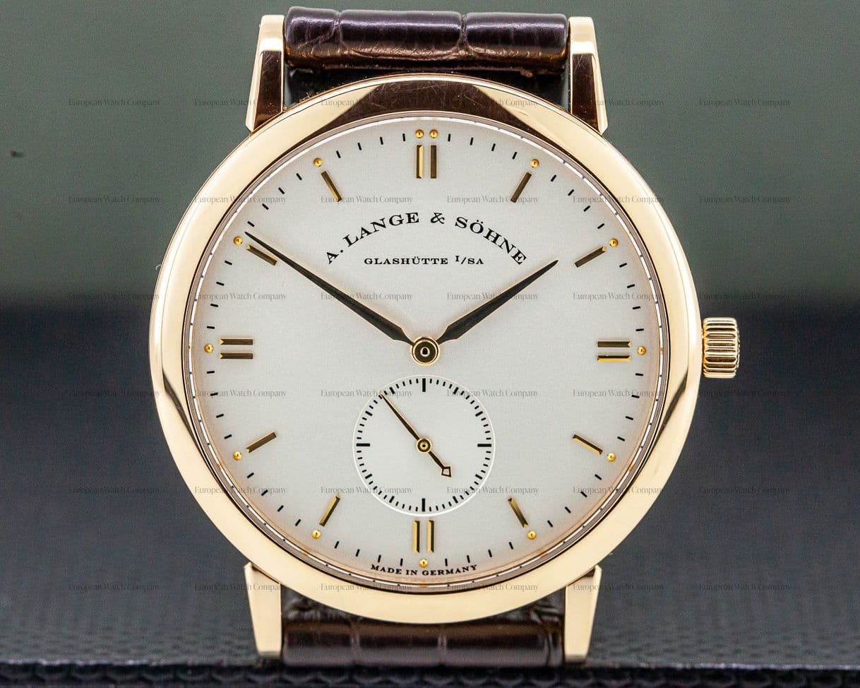 A. Lange and Sohne Saxonia Rose Gold Manual Wind 37MM