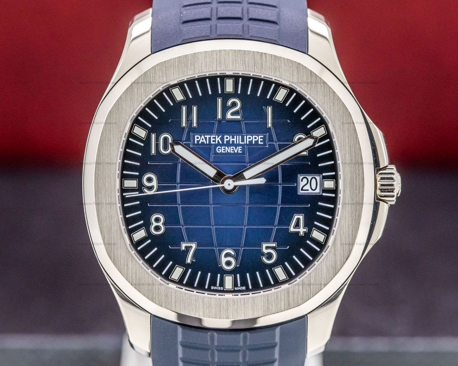 Patek Philippe Aquanaut 18K White Gold / Blue Dial 