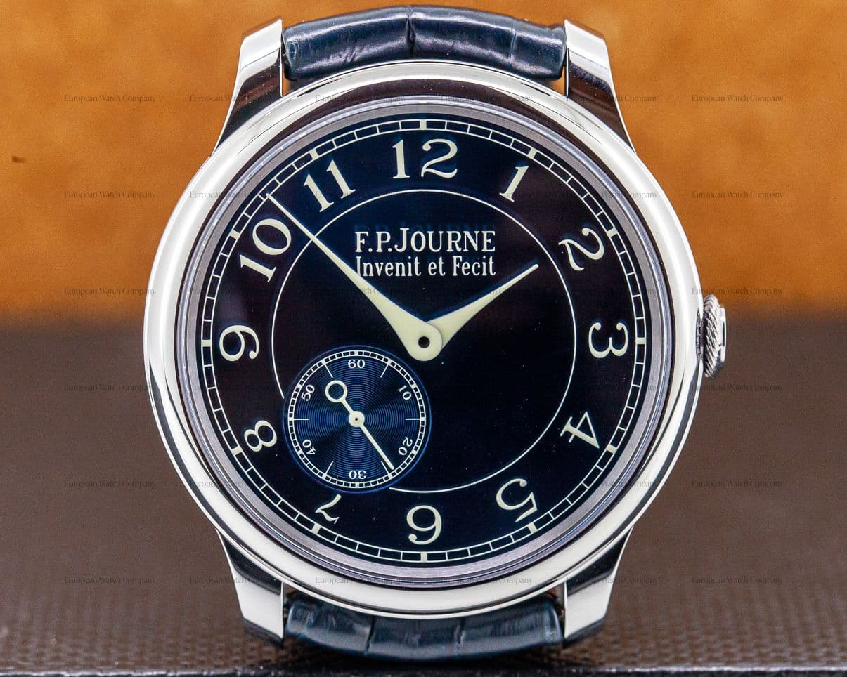 F. P. Journe Chronometre Bleu Tantalum Blue Dial 