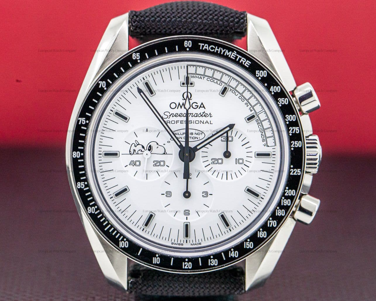 Omega Speedmaster Professional Apollo XIII Silver Snoopy Award SS LIMITED 