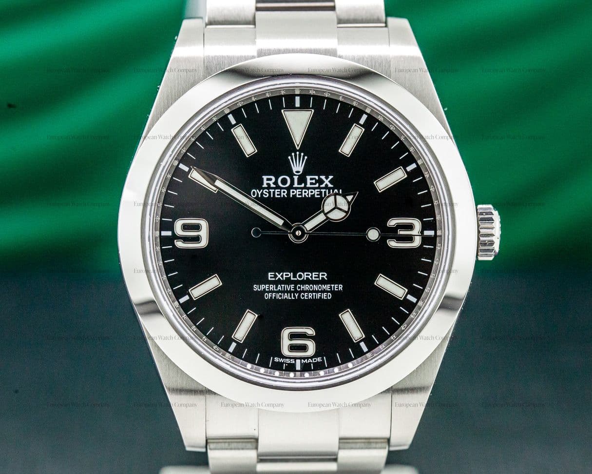 Rolex Explorer I Black Dial 39MM UNWORN