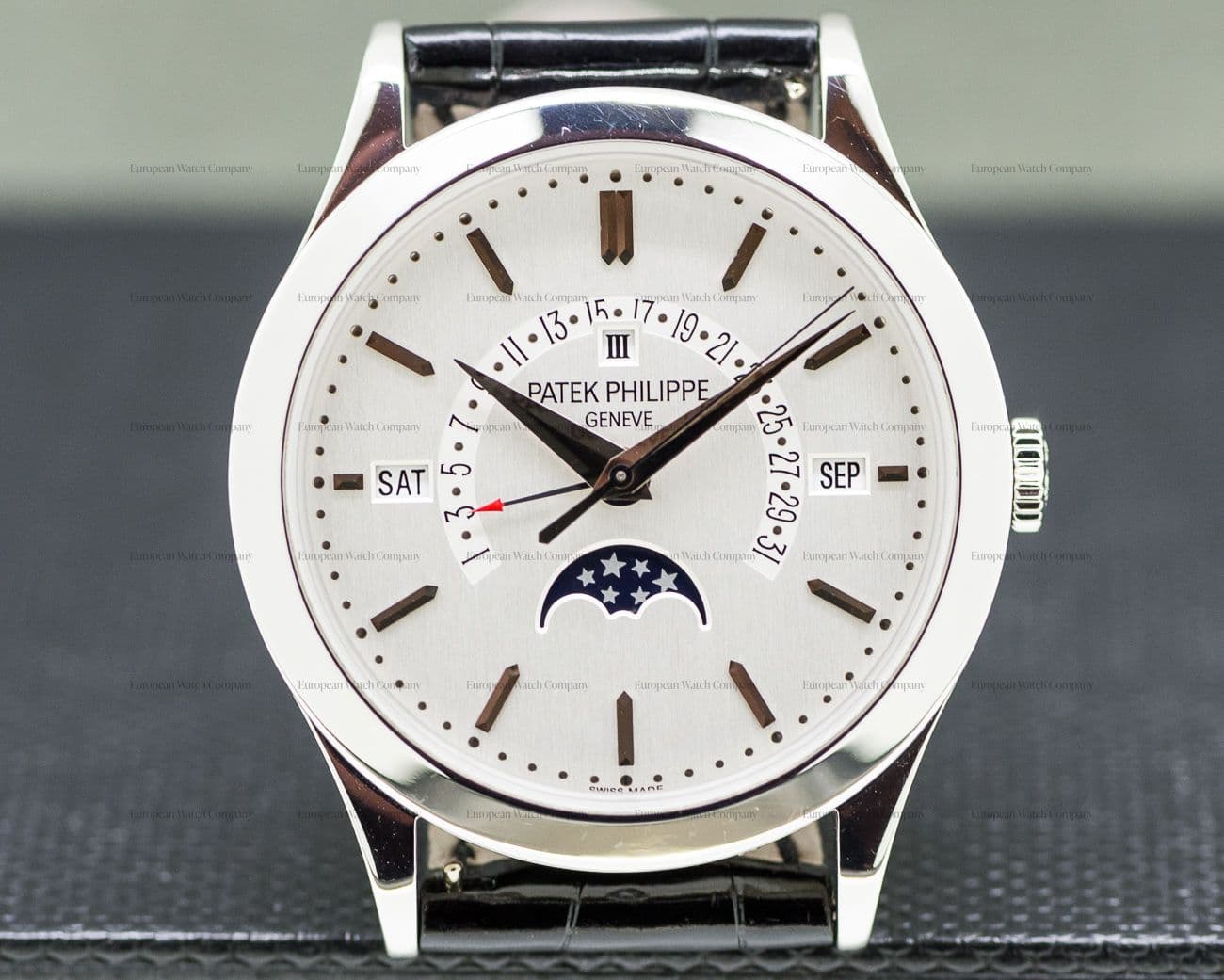 Patek Philippe Retrograde Perpetual Calendar Platinum Silver Dial