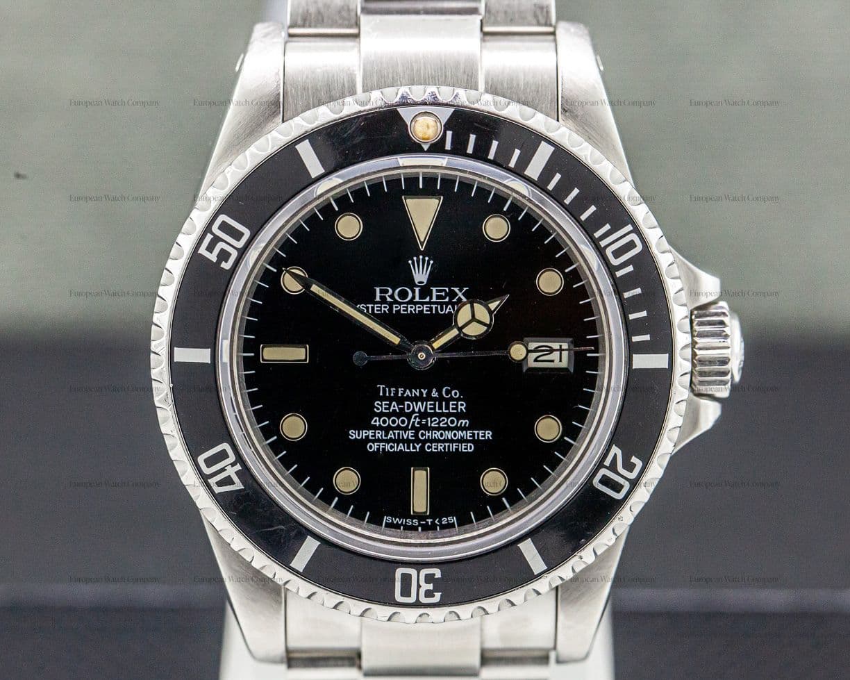 Rolex Sea Dweller Transitional SS TIFFANY & CO