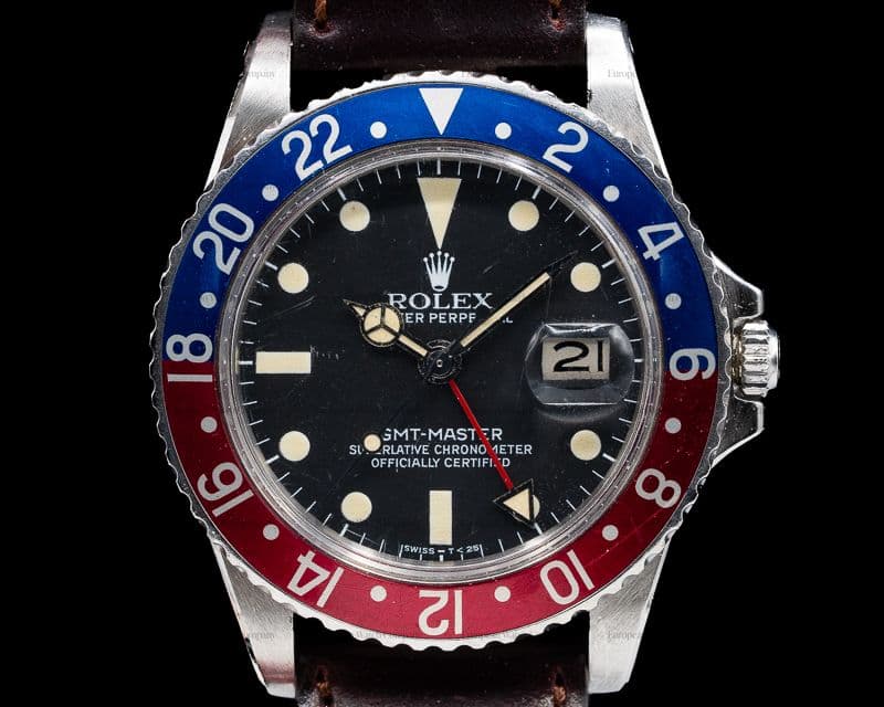 Rolex Vintage GMT Master "Pepsi Bezel" Matte Dial 1966