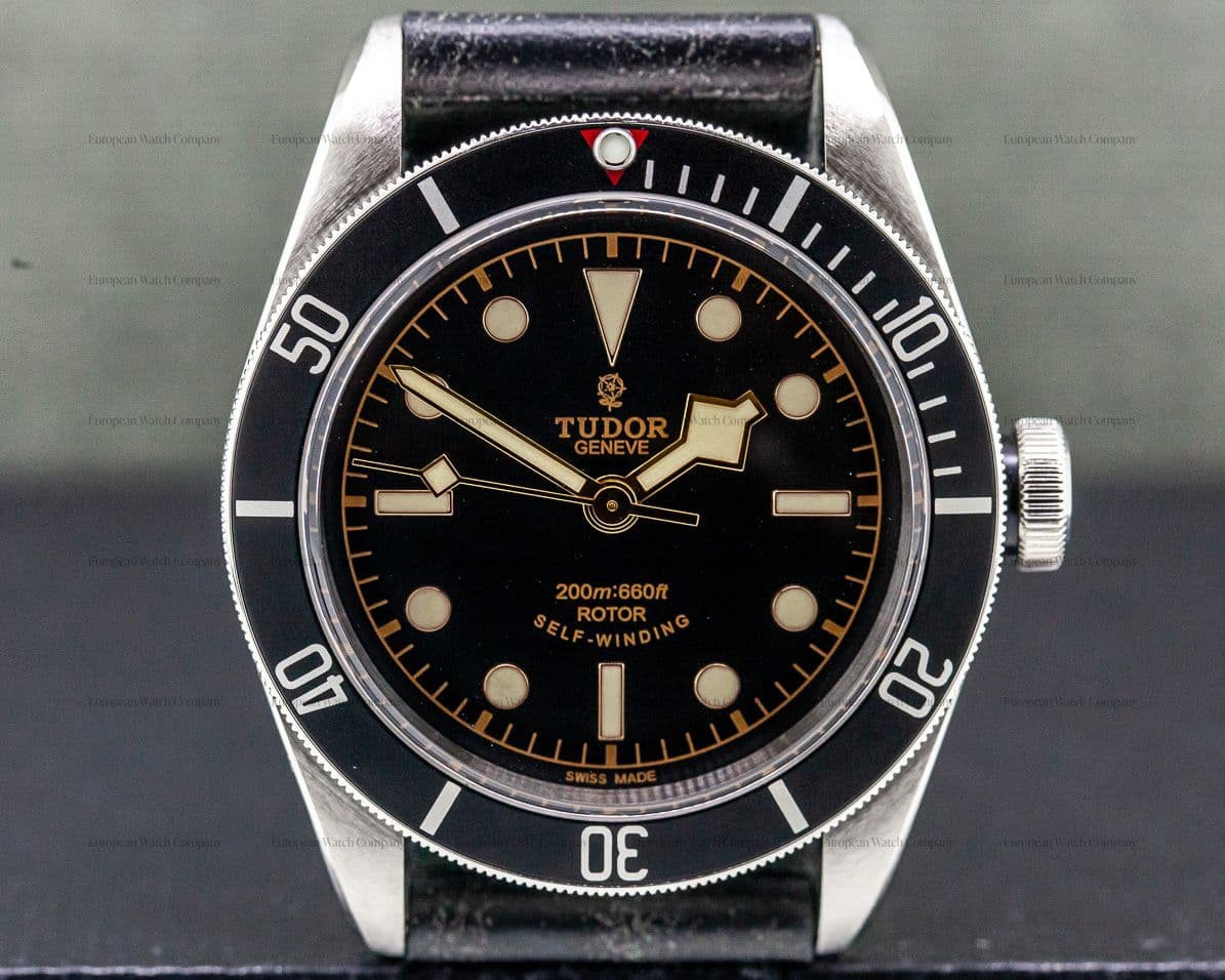 Tudor Tudor Heritage Black Bay BLACK SS / Leather