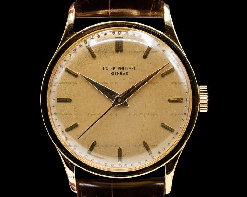 Patek Philippe Calatrava Manual Wind Center Seconds 18K Yellow Gold 