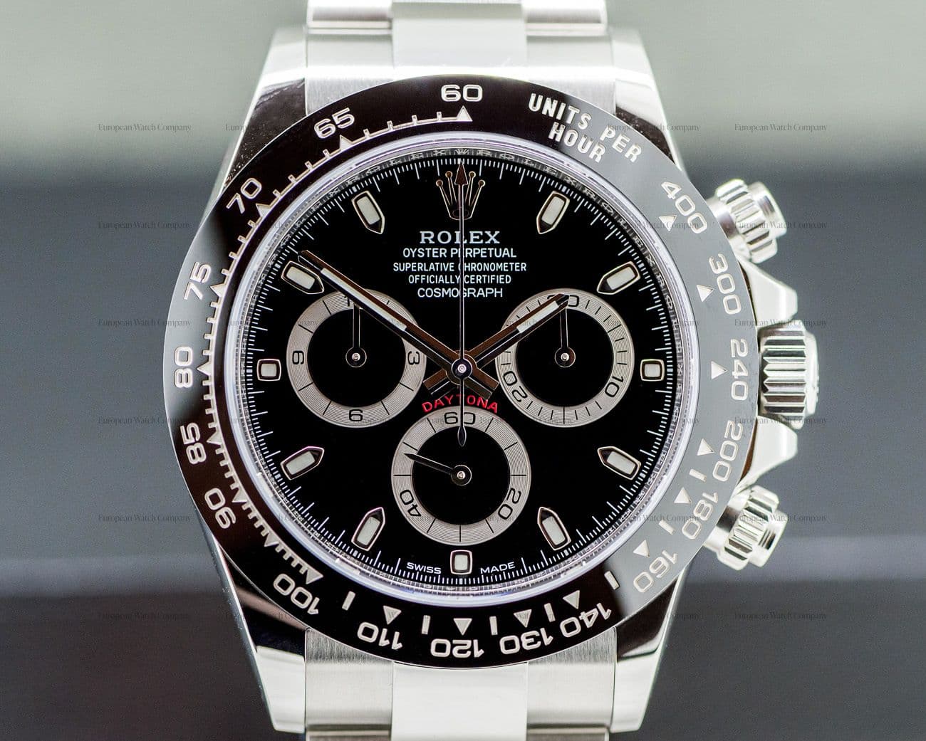 Rolex Daytona Ceramic Bezel SS / Black Dial 