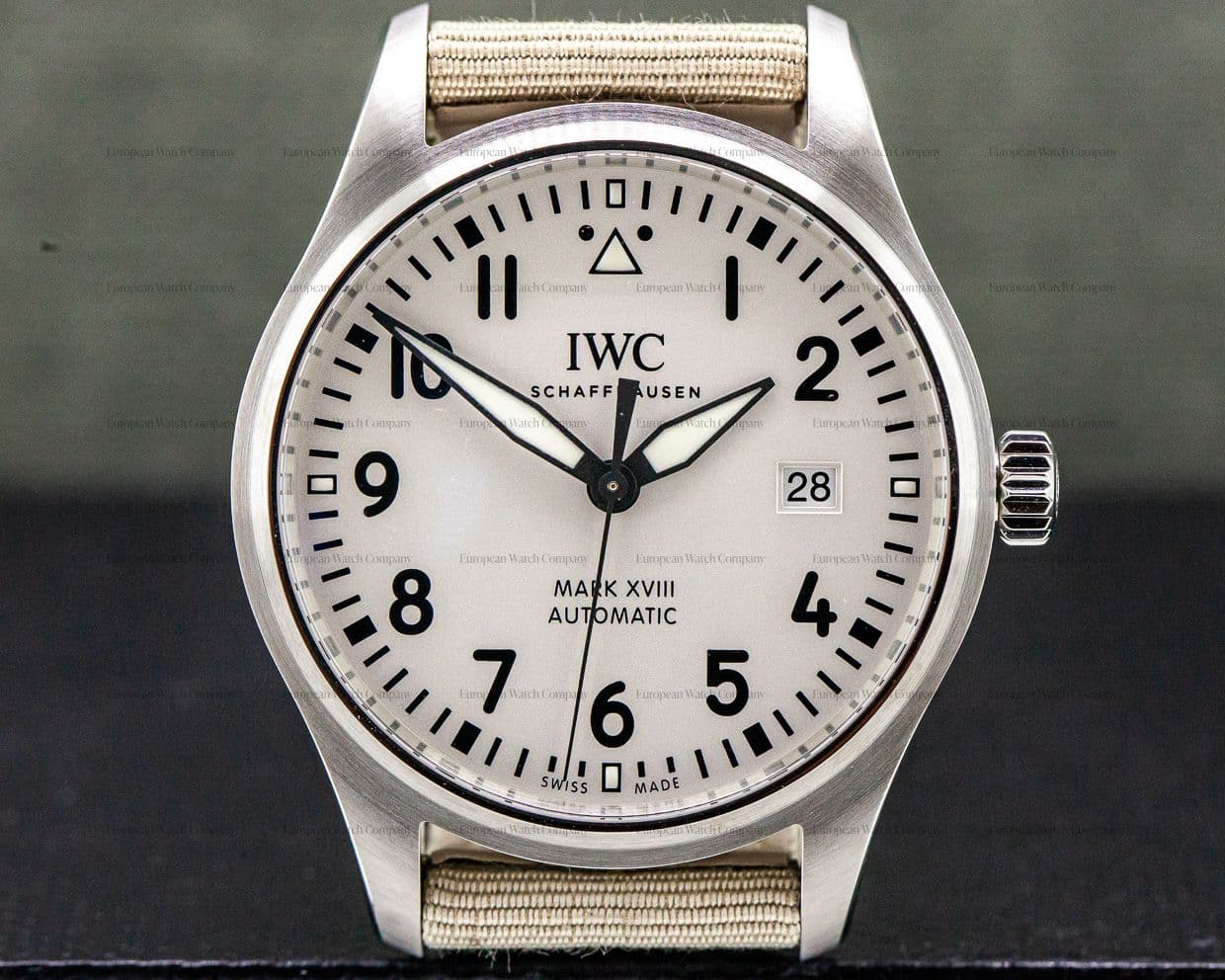 IWC Mark XVIII White Dial SS 