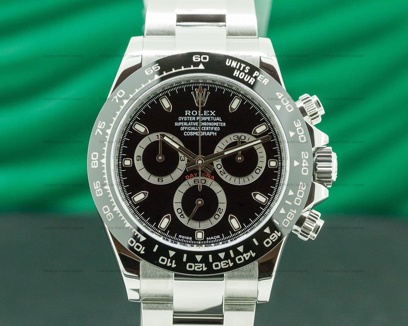 Rolex Daytona Ceramic Bezel SS / Black Dial 