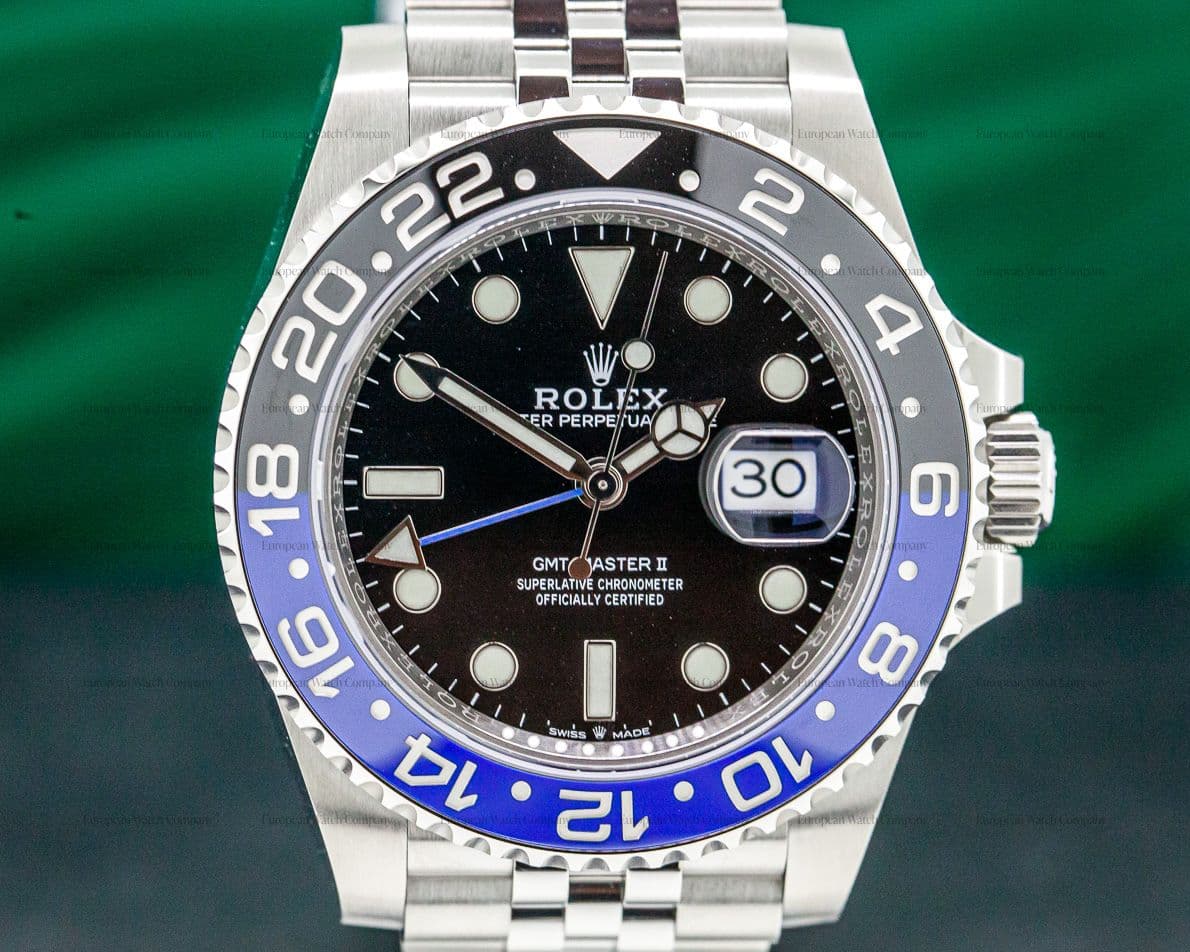 Rolex GMT Master II Ceramic "Batman" SS / Jubilee UNWORN 