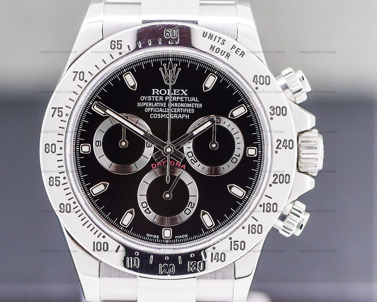 Rolex Daytona Black Dial SS