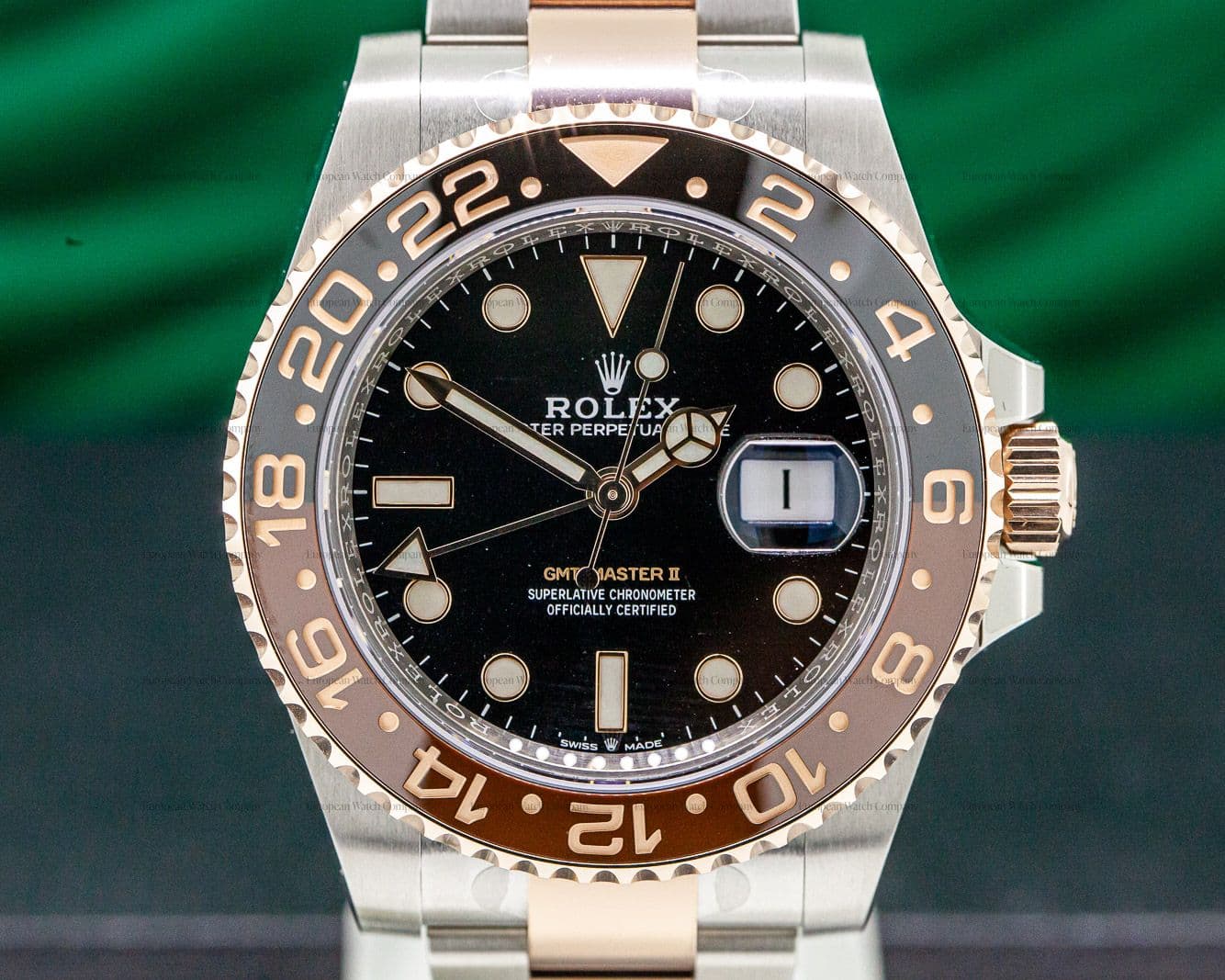 Rolex GMT Master II Ceramic Root Beer SS / 18K  UNWORN