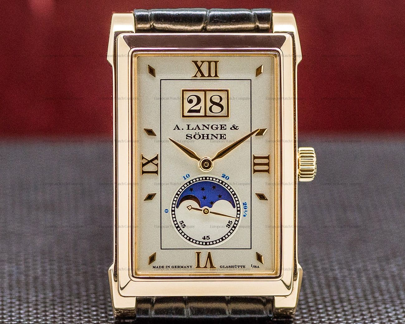 A. Lange and Sohne Cabaret Moonphase 18K Rose Gold