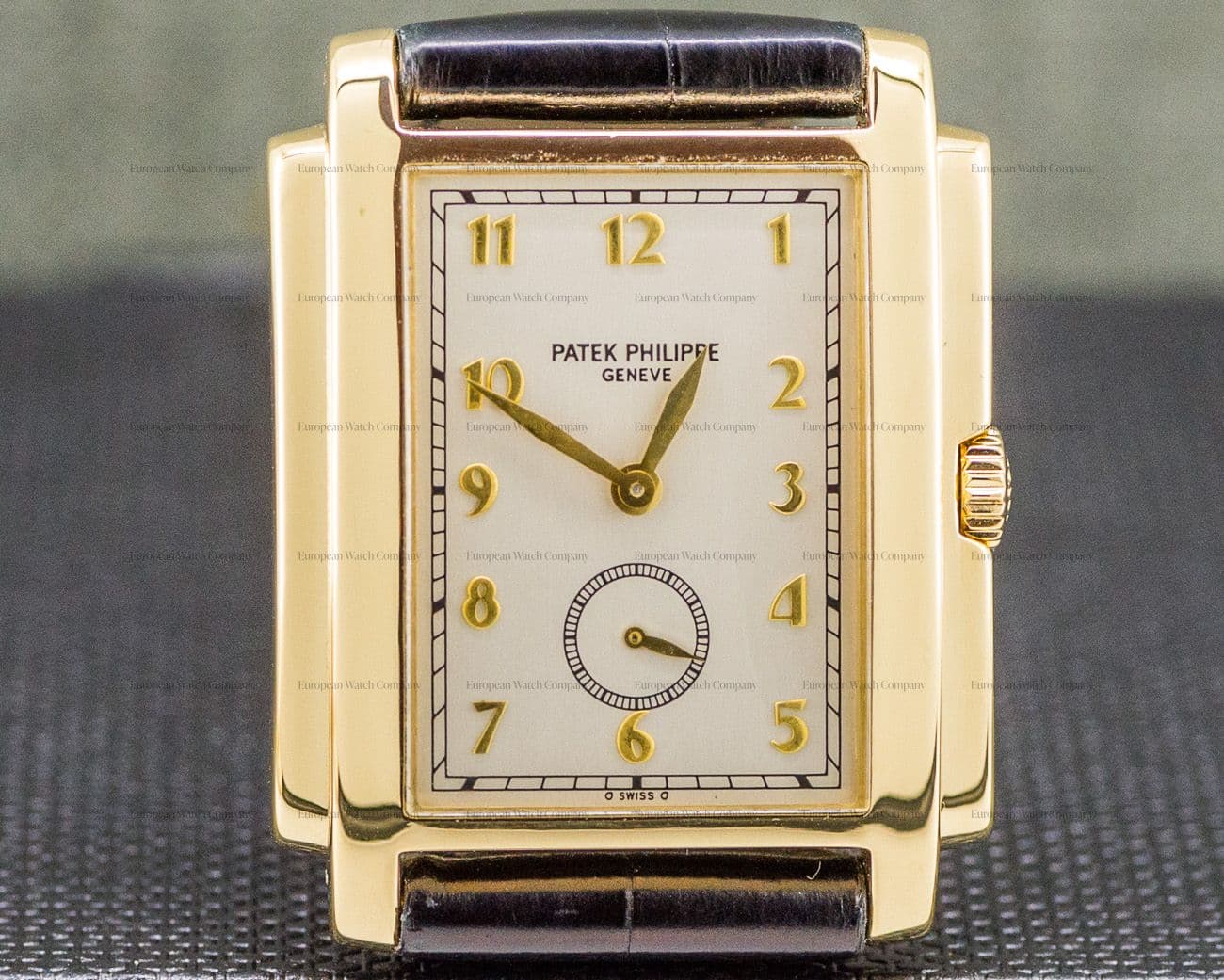 Patek Philippe Gondolo Silver Dial Arabic Numerals 18K Yellow Gold