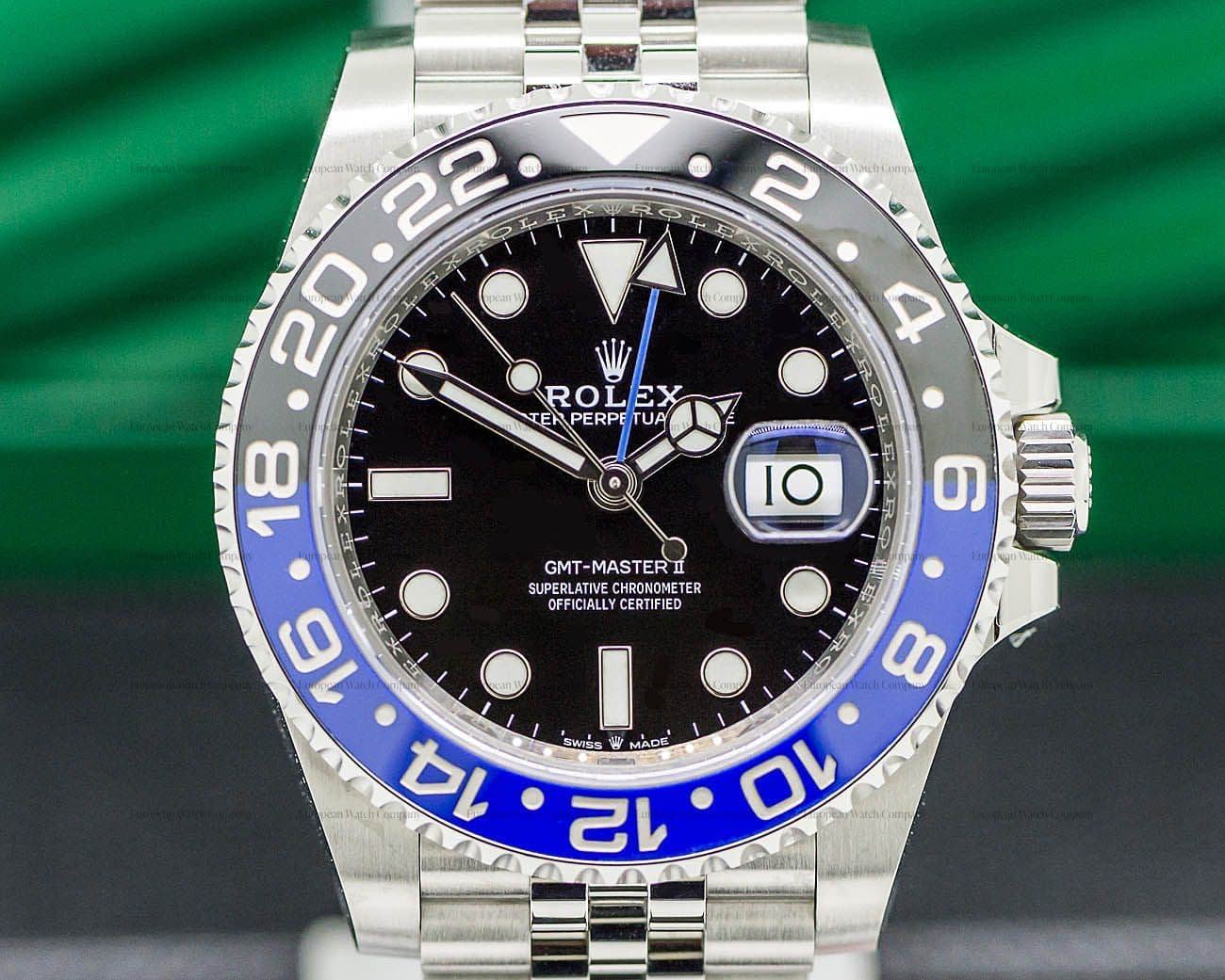 Rolex GMT Master II Ceramic "Batman" SS / Jubilee 