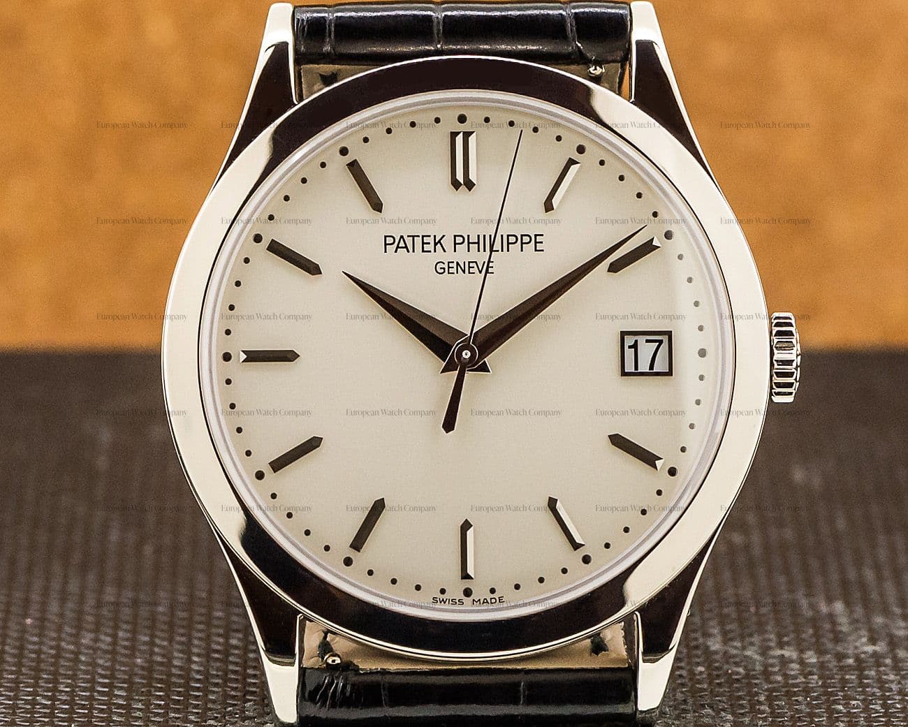 Patek Philippe Calatrava 18K White Gold Silver Dial UNWORN