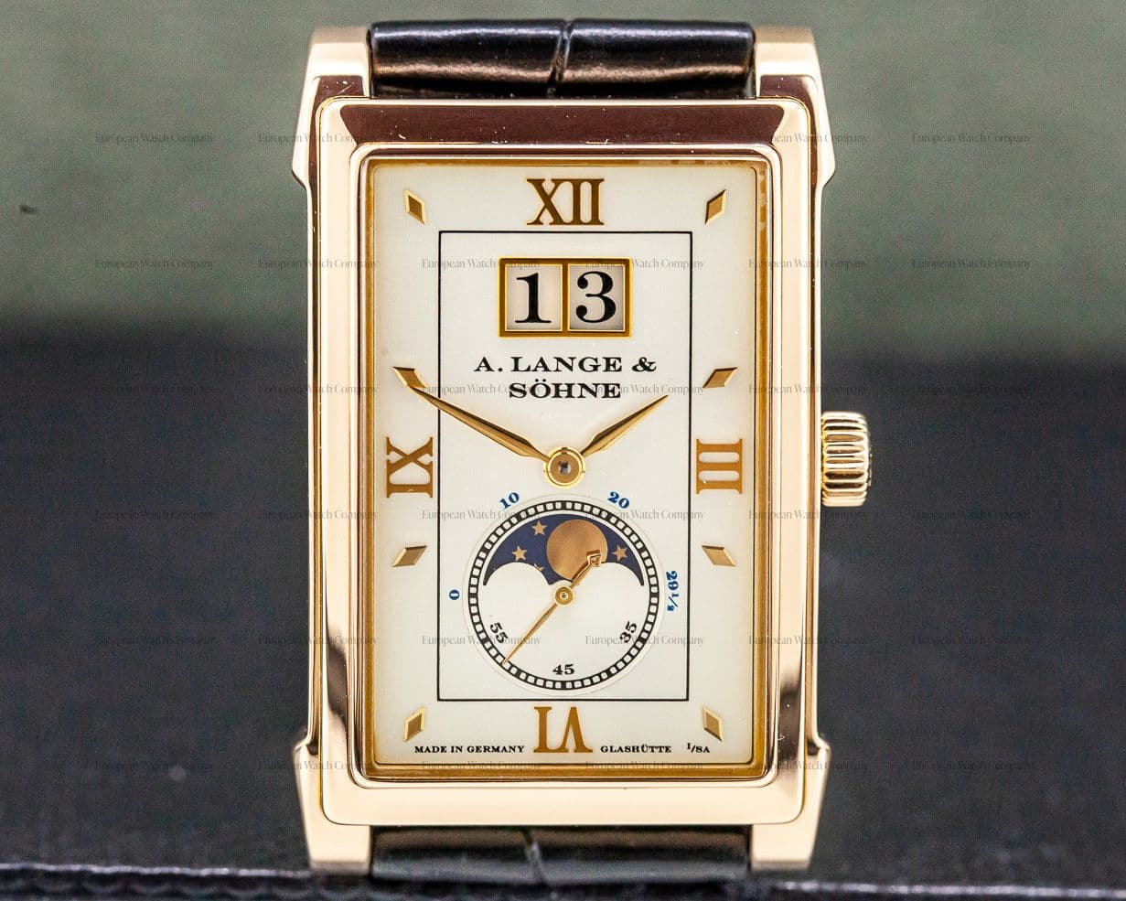 A. Lange and Sohne Cabaret Moonphase 18K Rose Gold