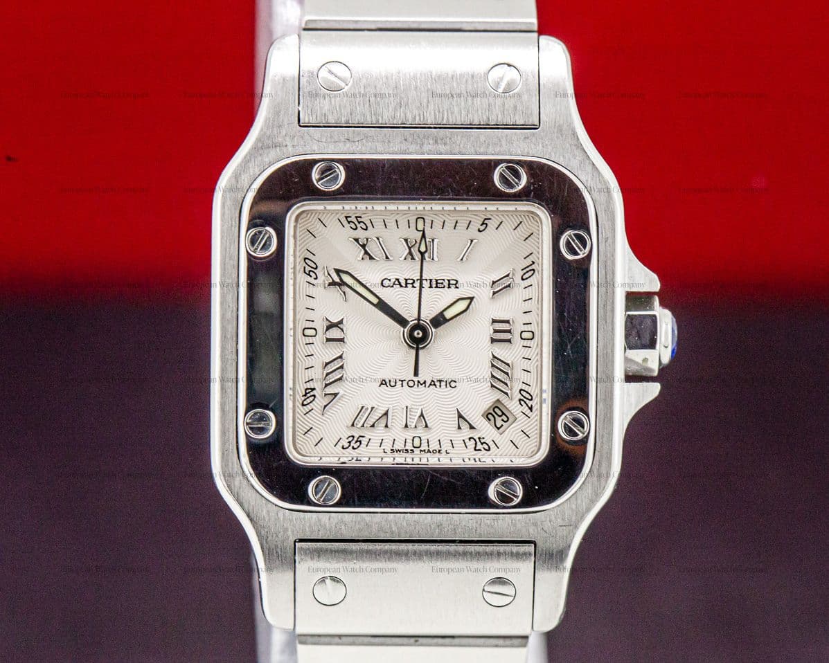 Cartier Santos Ladies SS Automatic 24 x 24mm 
