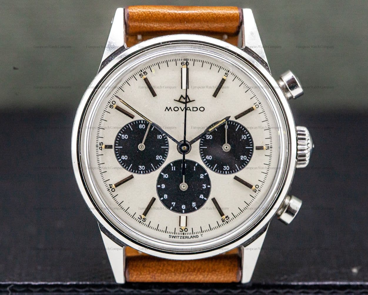 Movado Vintage Subsea M95 PANDA Chronograph Borgel Case 