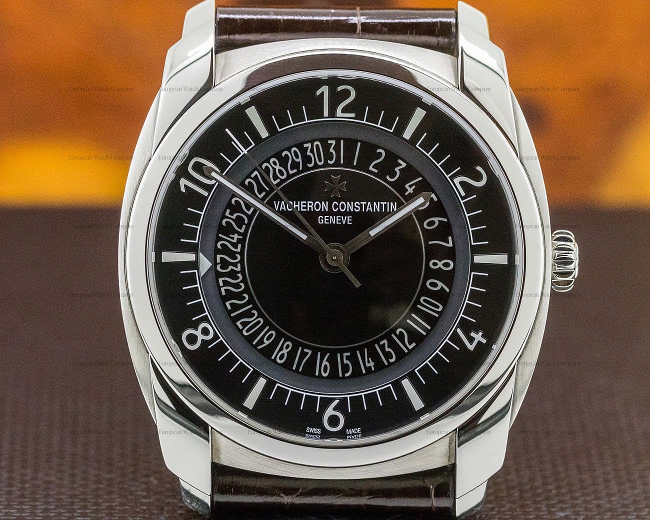Vacheron Constantin Quai de L'ile Automatic SS Black Dial 