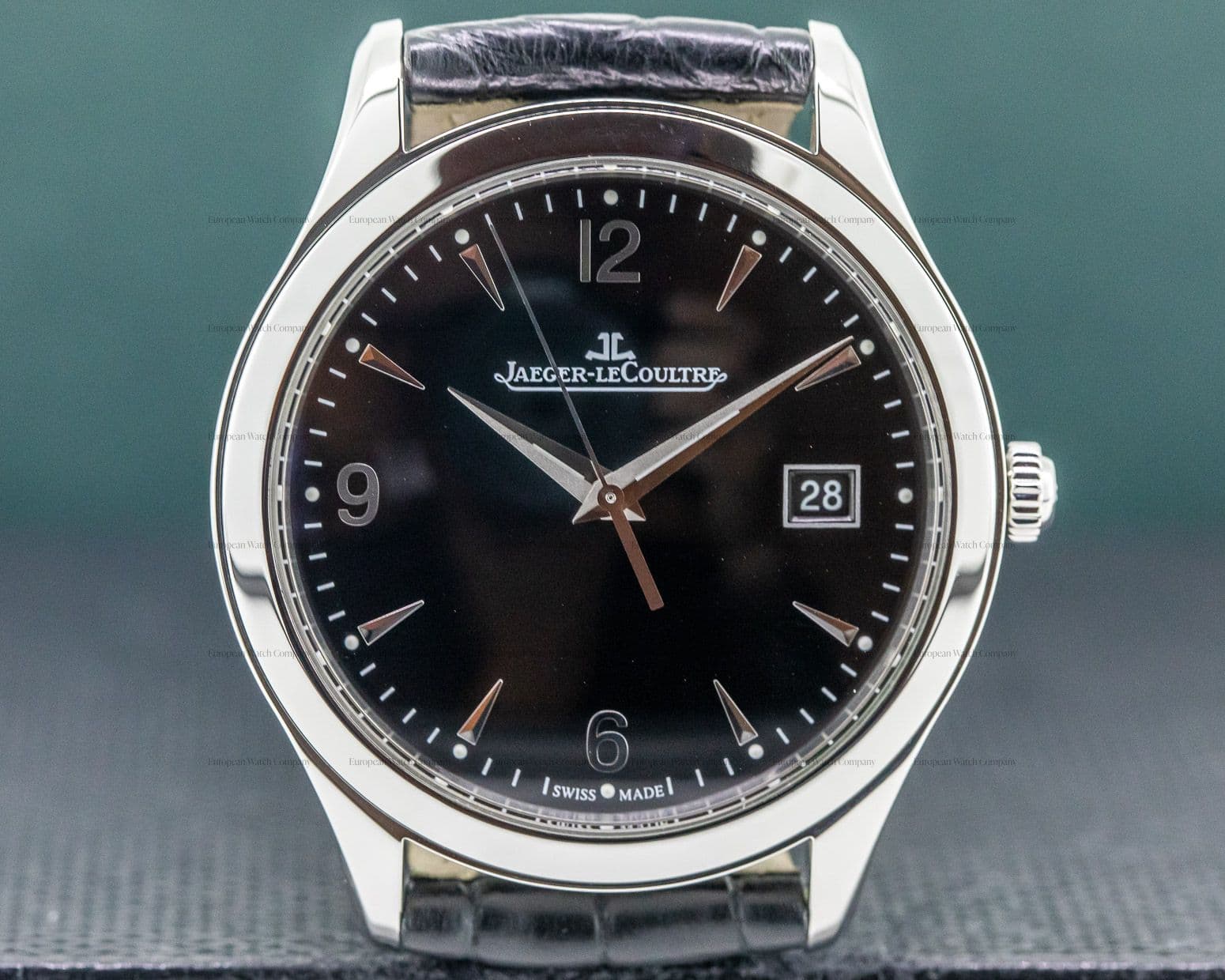 Jaeger LeCoultre Master Control Automatic SS Black Dial NOVELTY