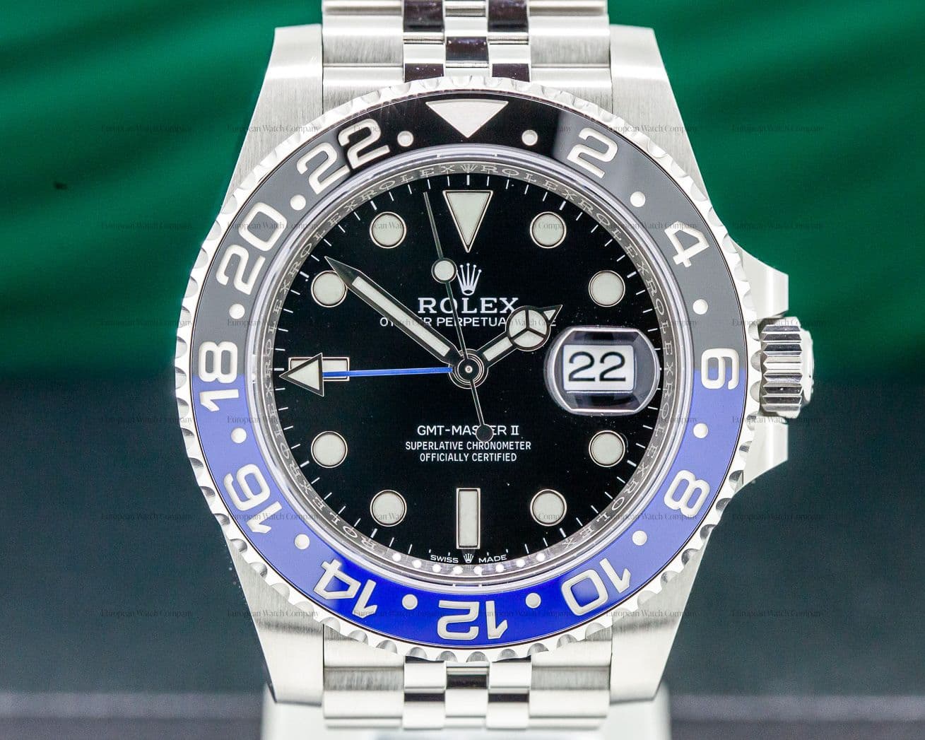 Rolex GMT Master II Ceramic "Batman" SS / Jubilee 