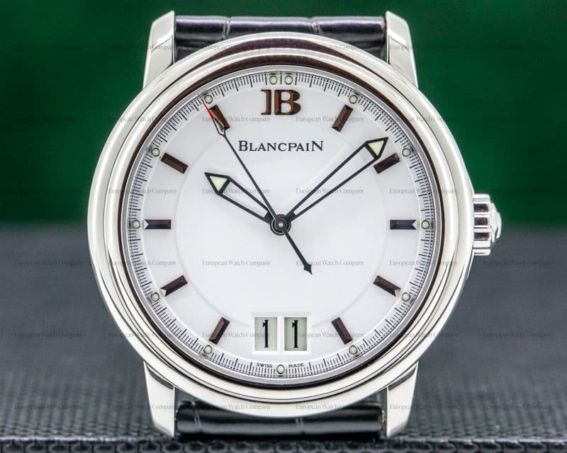 Blancpain Leman Big Date SS White Dial 