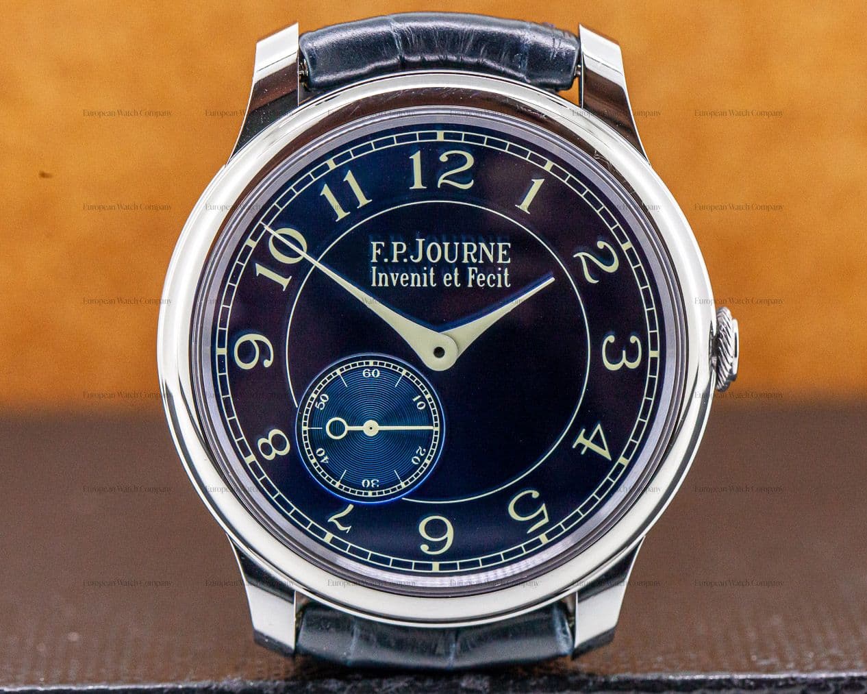 F. P. Journe Chronometre Bleu Tantalum Blue Dial 