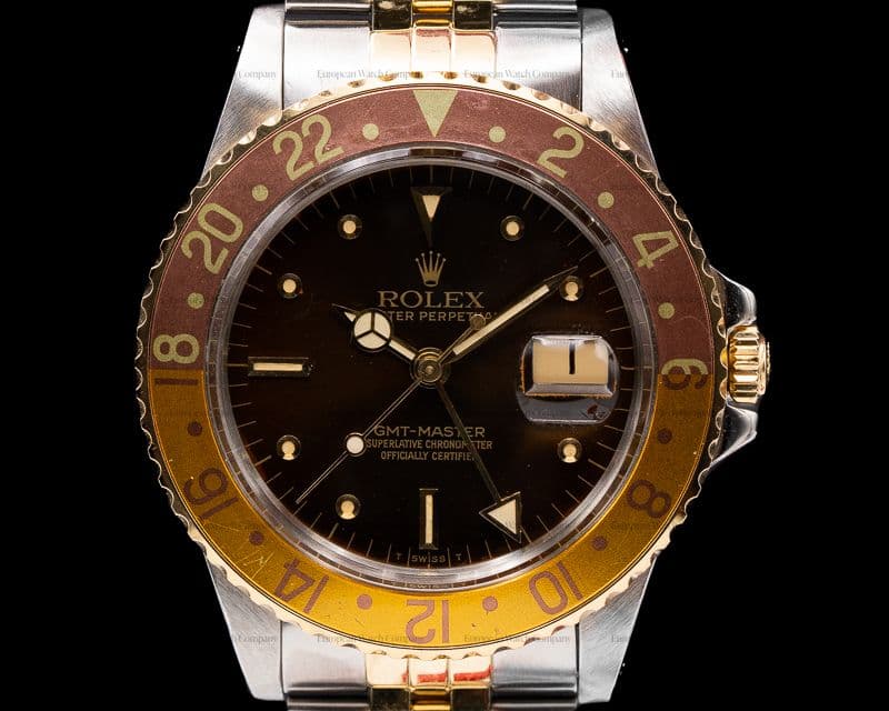 Rolex GMT Master Brown Nipple Dial "Root Beer" Bezel c. 1979 NICE