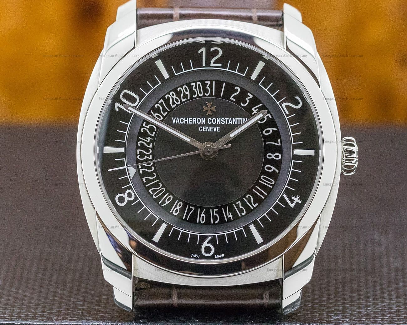 Vacheron Constantin Quai de L'ile Automatic SS Black Dial 