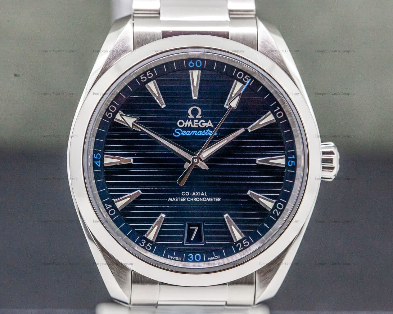 Omega Seamaster Aqua Terra Co-Axial Master Blue Dial SS / SS 41mm 