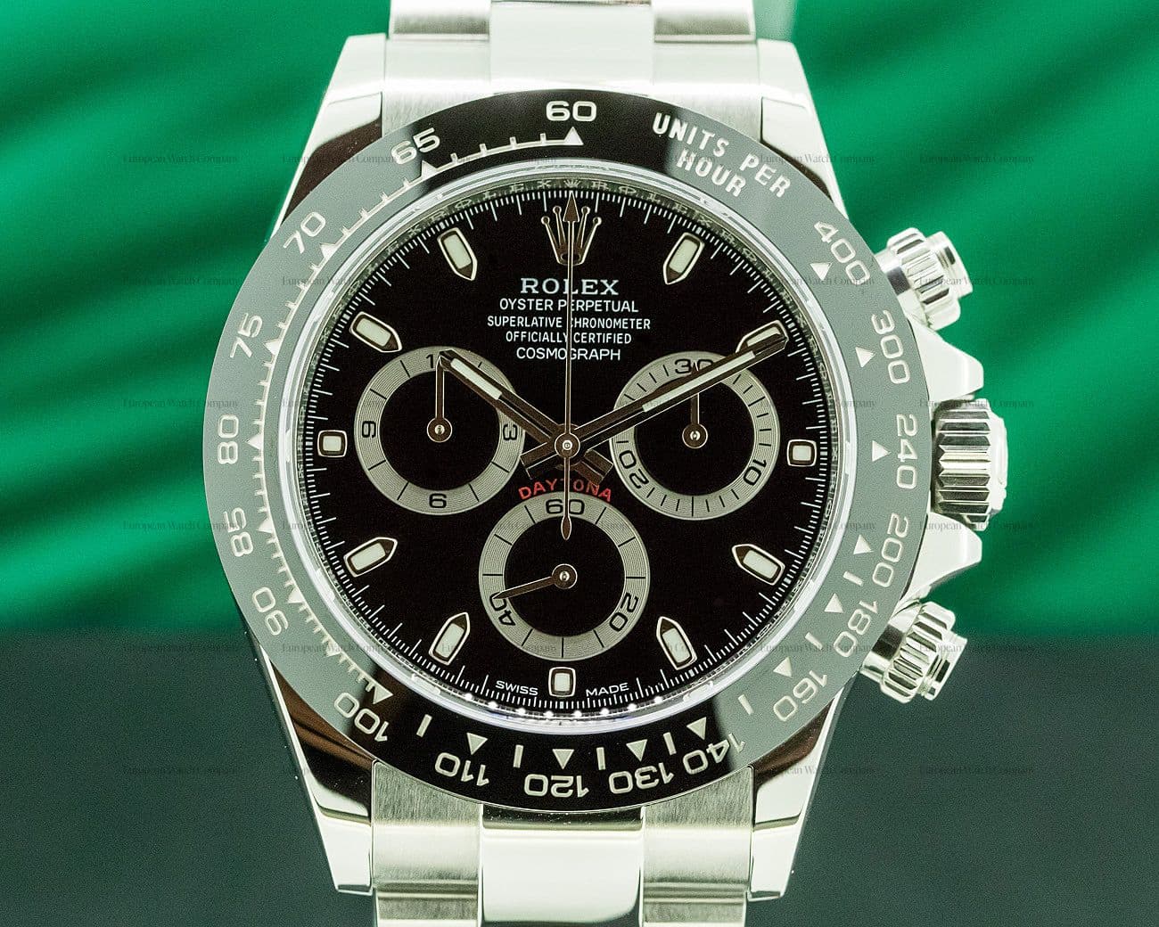 Rolex Daytona Ceramic Bezel SS / Black Dial 