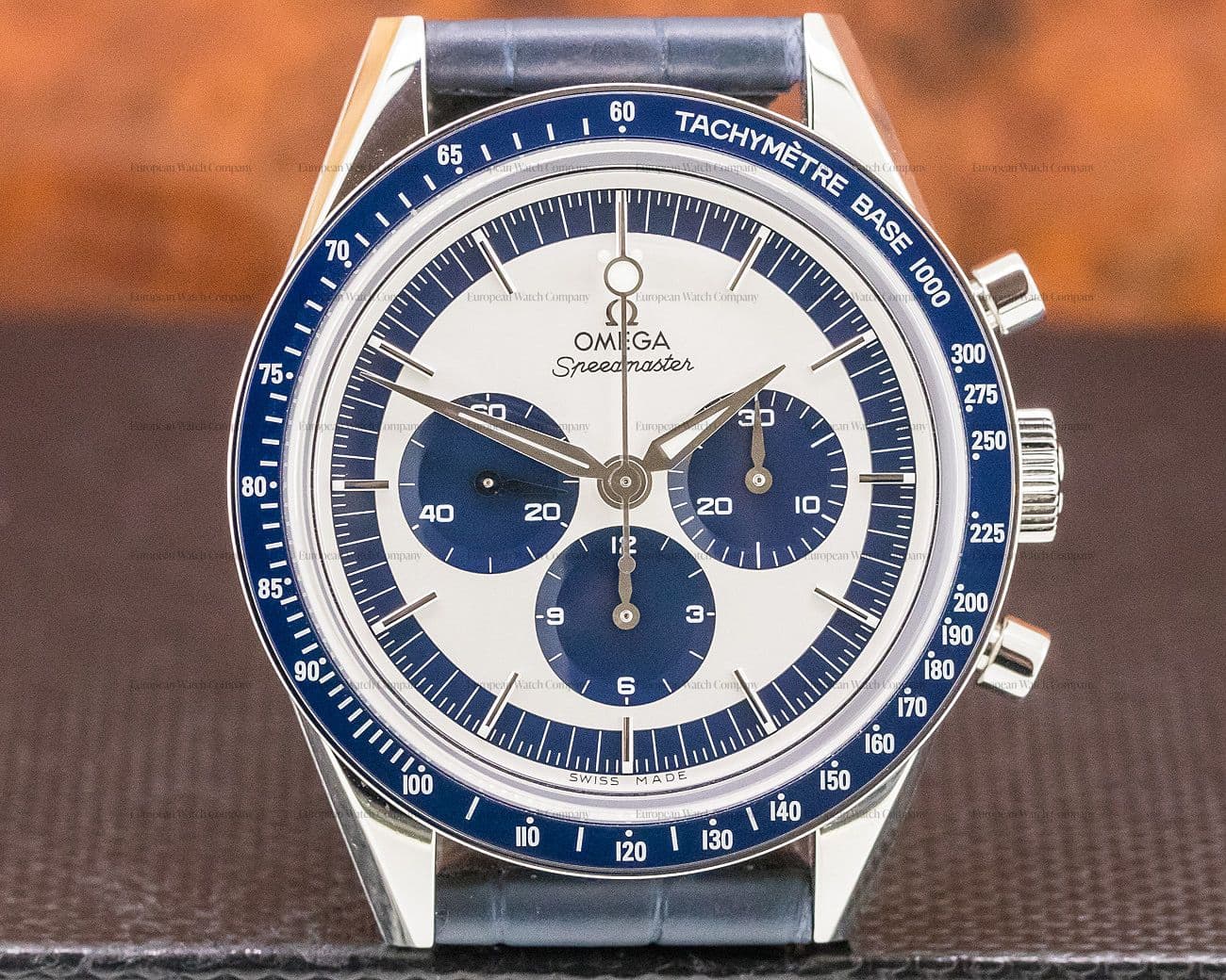 Omega Speedmaster CK 2998 Silver / Blue Dial LIMITED