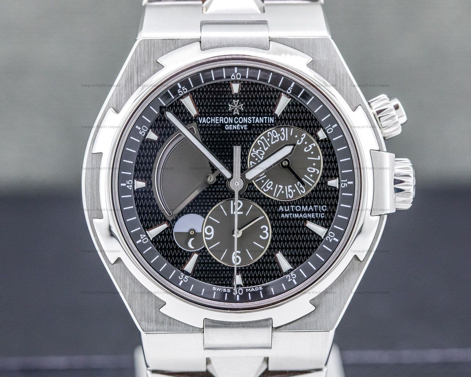 Vacheron Constantin Overseas Dual Time SS/SS Black Dial
