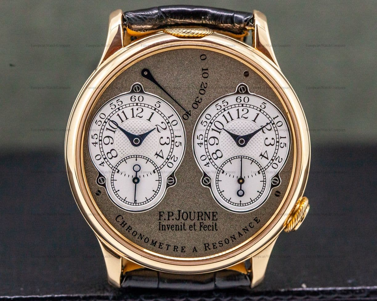 F. P. Journe Chronometre Resonance 18k Rose Gold 38mm BRASS MOVEMENT