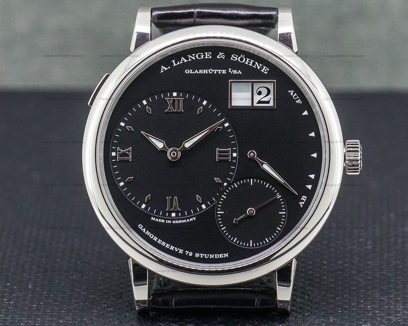 A. Lange and Sohne Grand Lange 1 Black Dial 